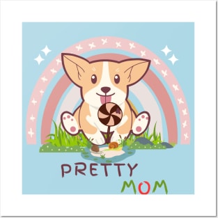 PREETY MOM LOVER Posters and Art